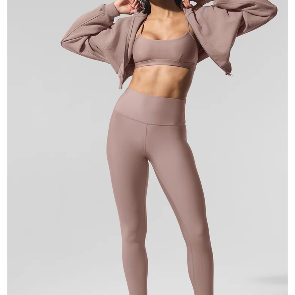 ALO Taupe 7/8 High-Waist Airlift Legging Size M